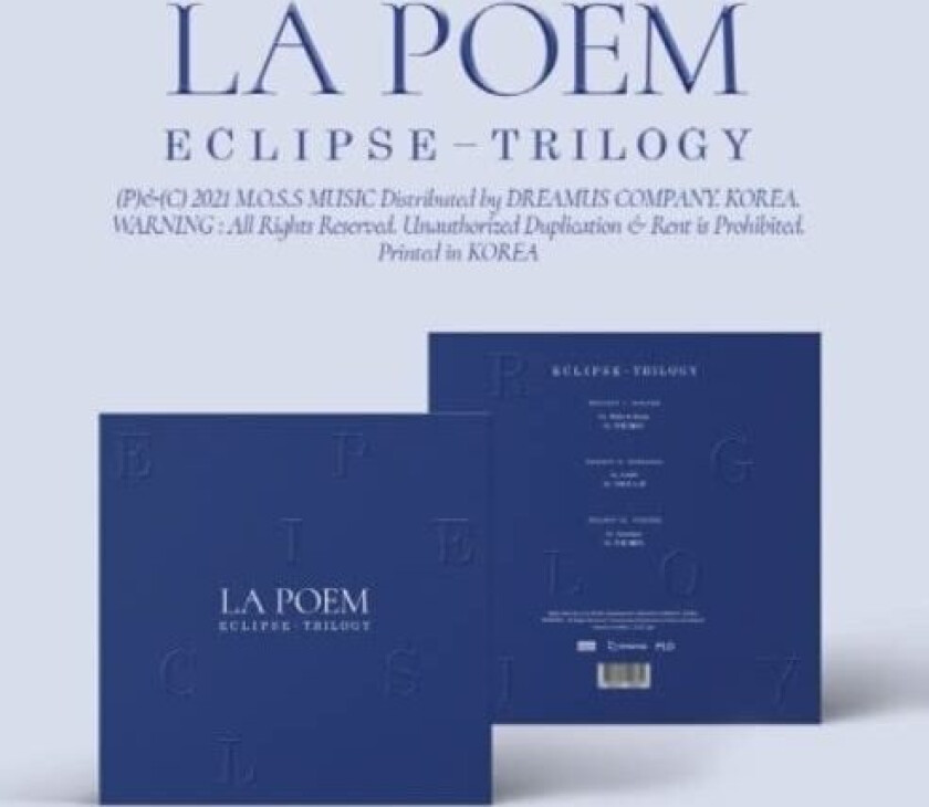 La Poem Eclipse (Trilogy III Vinceree) (Incl. 134pg Photobook) CD