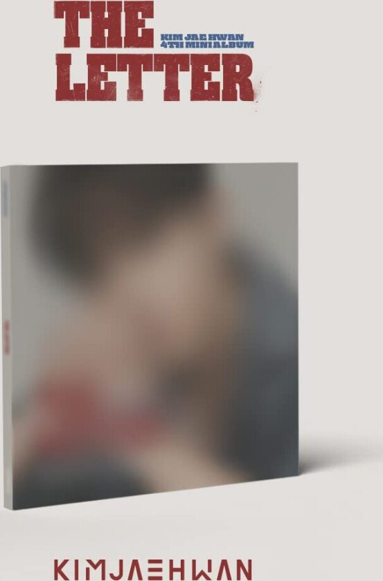 Kim Jae Hwan The Letter (Incl. 72pg Photobook, Photocard, Accordion Postcard, 4Cut Photo Card, Large Photocard + CD