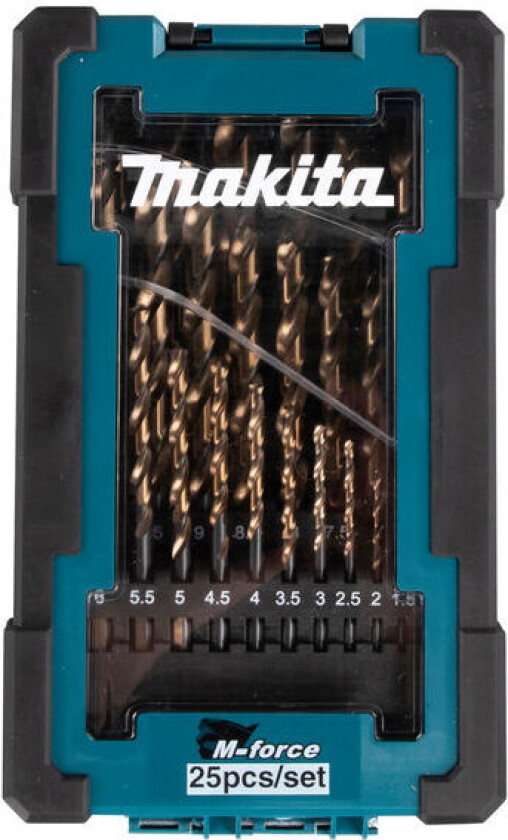 Metallborsett D-67599 1-13 mm