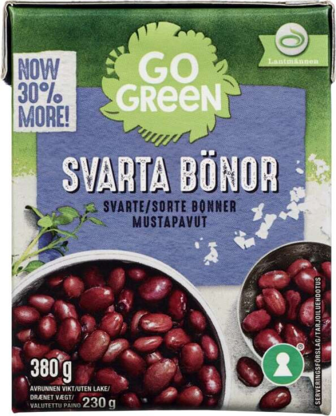 Bønner Svarte 380g