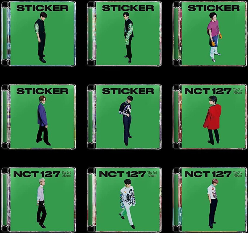 NCT 127 The 3rd Album Sticker (Jewel Case Version Random Cover) CD