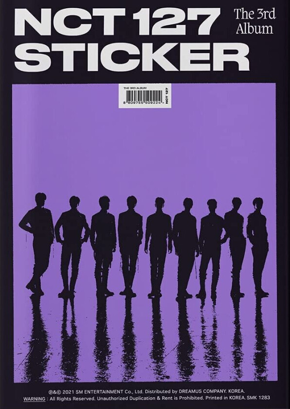 NCT 127 The 3rd Album Sticker (Sticker Version) CD