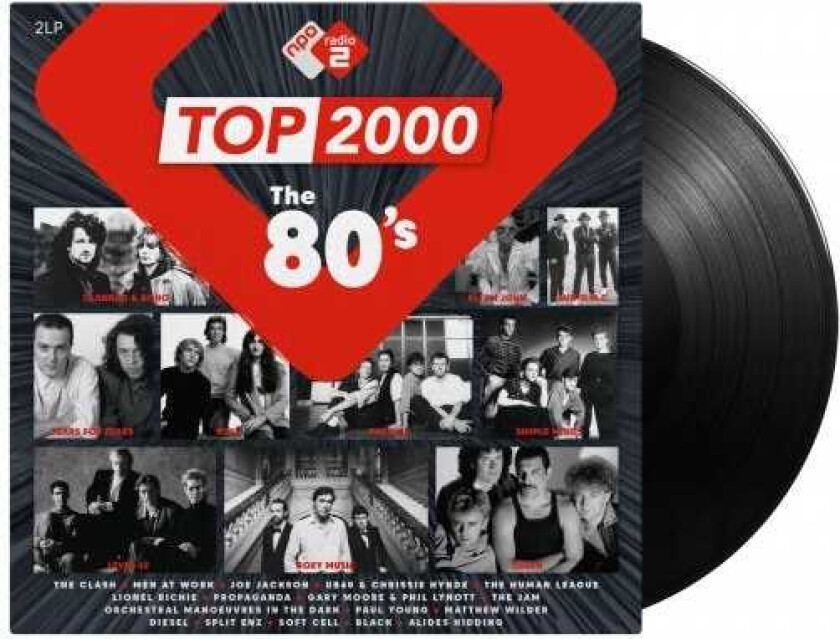 Diverse Artister Top 2000 The 80's LP/Vinyl
