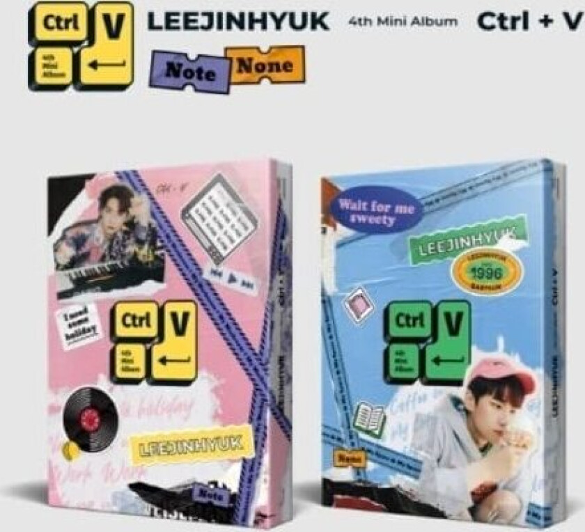 Lee Jin Hyuk Ctrl+V (Incl. Photobook, Folding Poster, Selfie Photocard, To Do List, Sticker, Bookmark + Photo) CD