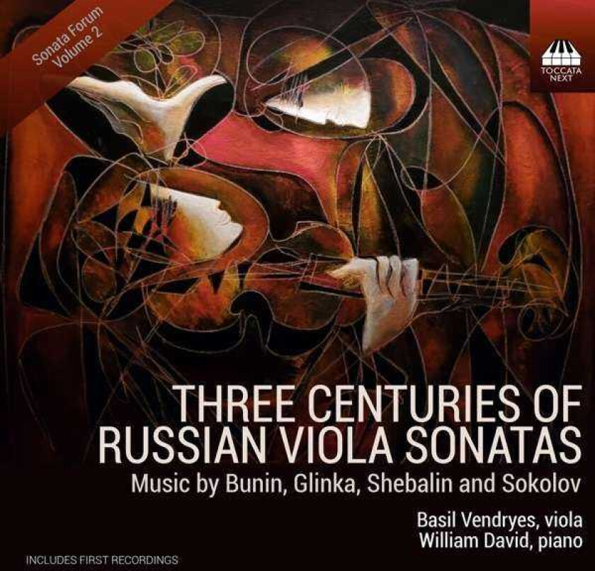 Basil Vendryes, William David, Revol Bunin, Vissarion Shebalin, Ivan Sokolov Three Centuries Of Russian Viola Sonatas CD