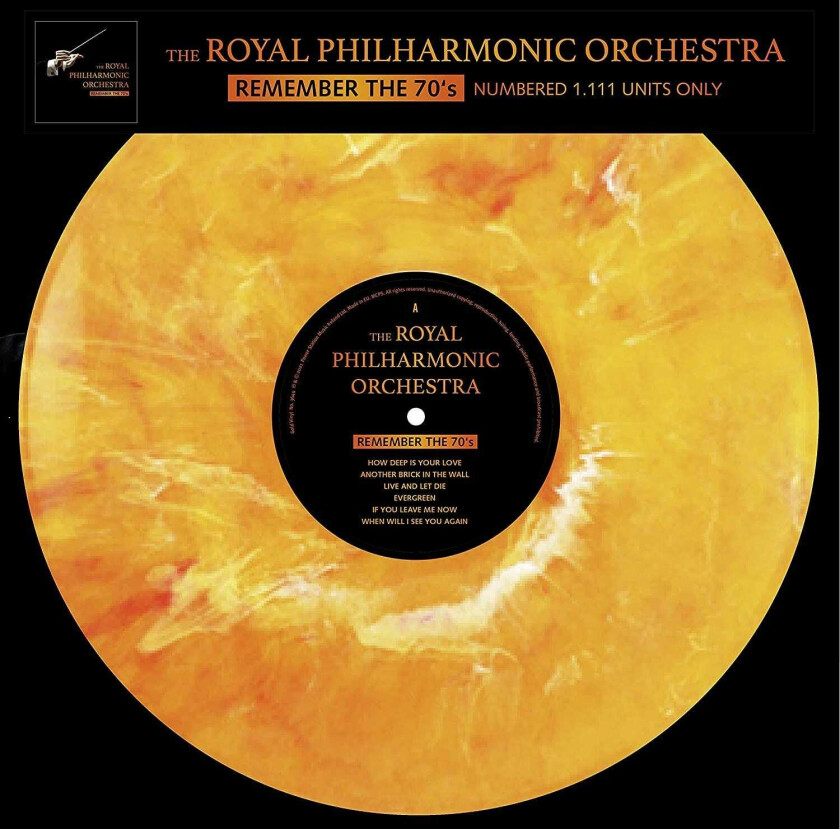 Royal Philharmonic Orchestra Remember The 70's LP/Vinyl