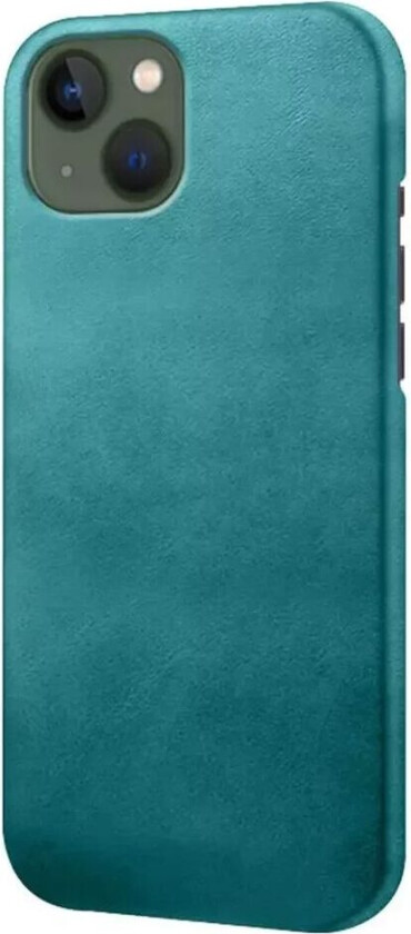 iPhone 14 Plus Kunstskinn Bak Deksel - Grønn