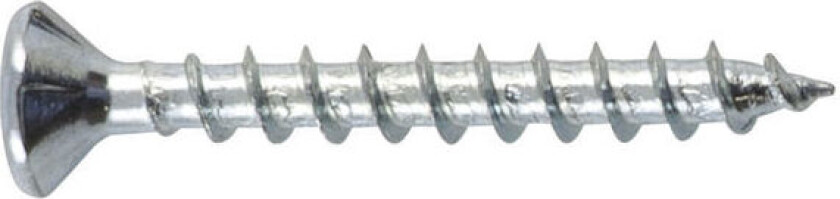 Treskrue spun+senk elforsinket 3,5x15 500 stk