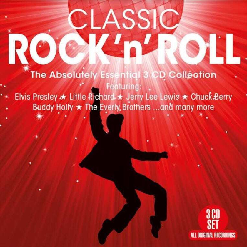 Diverse Artister Classic Rock'n'roll The Absolutely Essential 3cd Collection CD