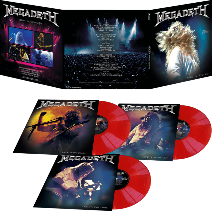 Megadeth A Night In Buenos Aires LP/Vinyl