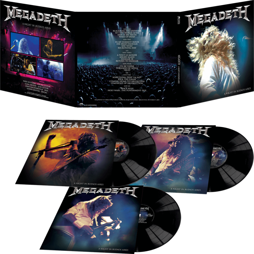 Megadeth A Night In Buenos Aires LP/Vinyl