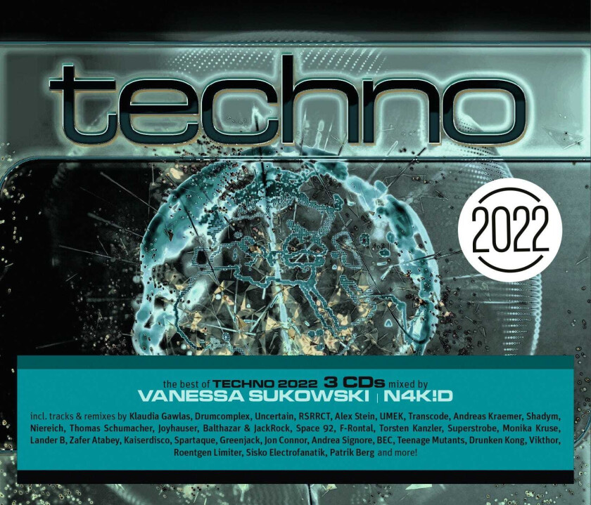 Diverse Artister  Techno 2022  CD