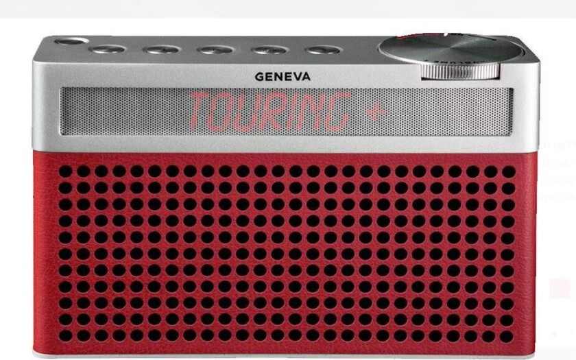 Touring S+ Bærbar Dab Radio Med Bluetooth - Rød