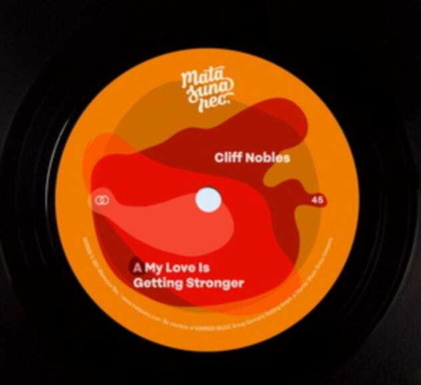 Cliff Nobles, Russell Evans, The Nite Hawks My Love Is Getting Stronger/The Bold LP/Vinyl
