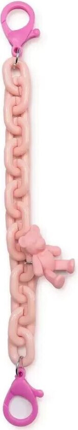 Hurtel Smarttelefon / AirTag kjede med Bamse og Karabinkrok - Pink