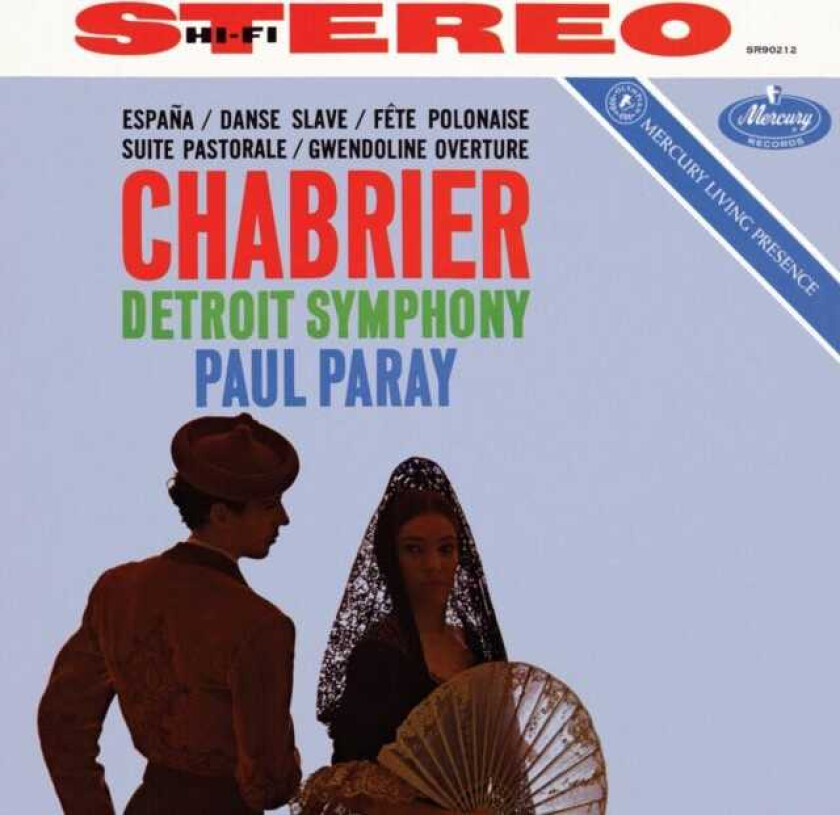 Detroit Symphony Orchestra, Paul Paray, Emmanuel Chabrier The Music Of Chabrier LP/Vinyl