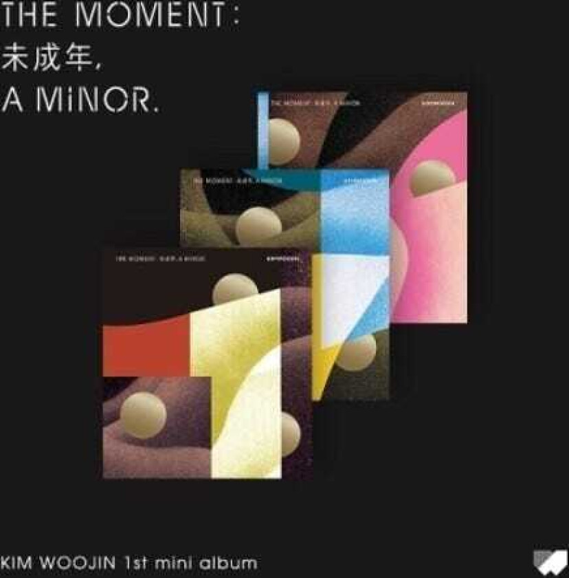Kim Woojin The Moment: A Minor (Incl. 80pg Photobook, Photocard, Sticker, Folded Poster + Film P CD