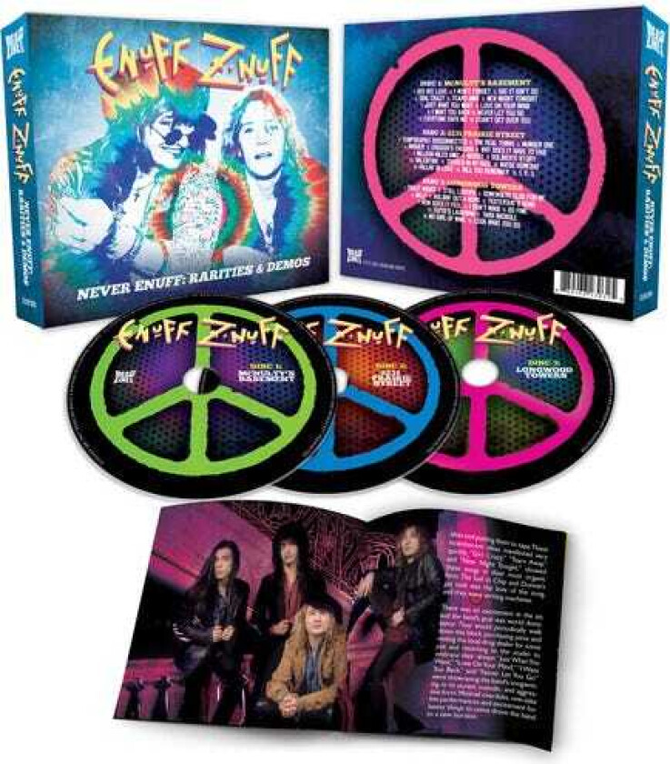 Enuff Z'Nuff Never Enuff: Rarities & Demos CD