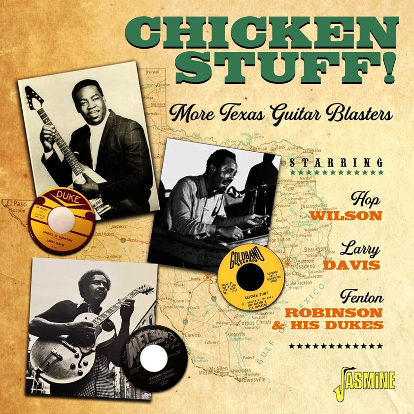Diverse Artister, Hop Wilson, Larry Davis, Fenton Robinson Chicken Stuff More Texas Guitar Blasters CD