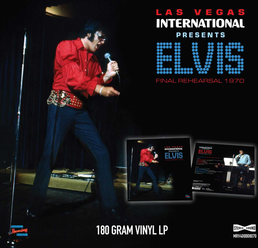 Elvis Presley Las Vegas International Presents Elvis – Final Rehearsals 1970 LP/Vinyl