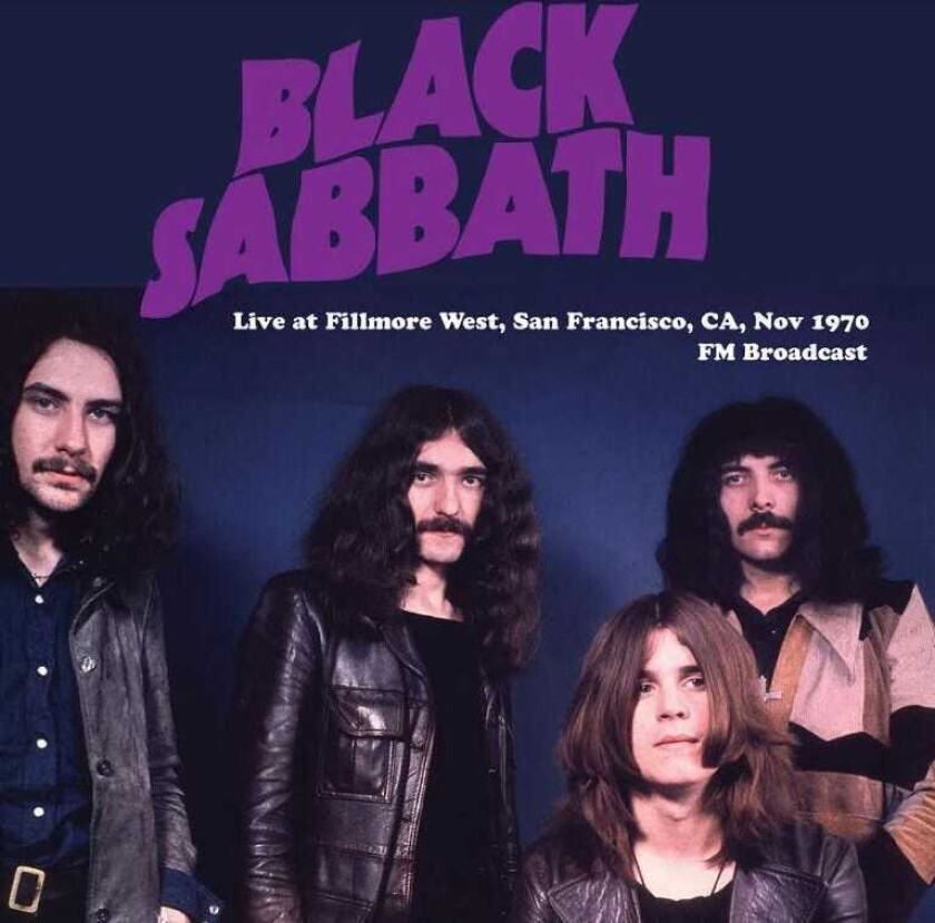 Black Sabbath Live At Fillmore West, San Francisco, Ca, Nov 1970 Fm Broadcast LP/Vinyl
