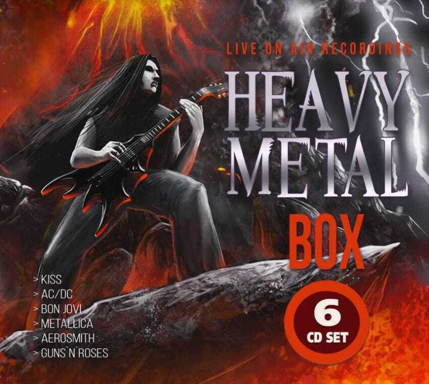 Diverse Artister  Heavy Metal Box  Live On Air Recordings  CD