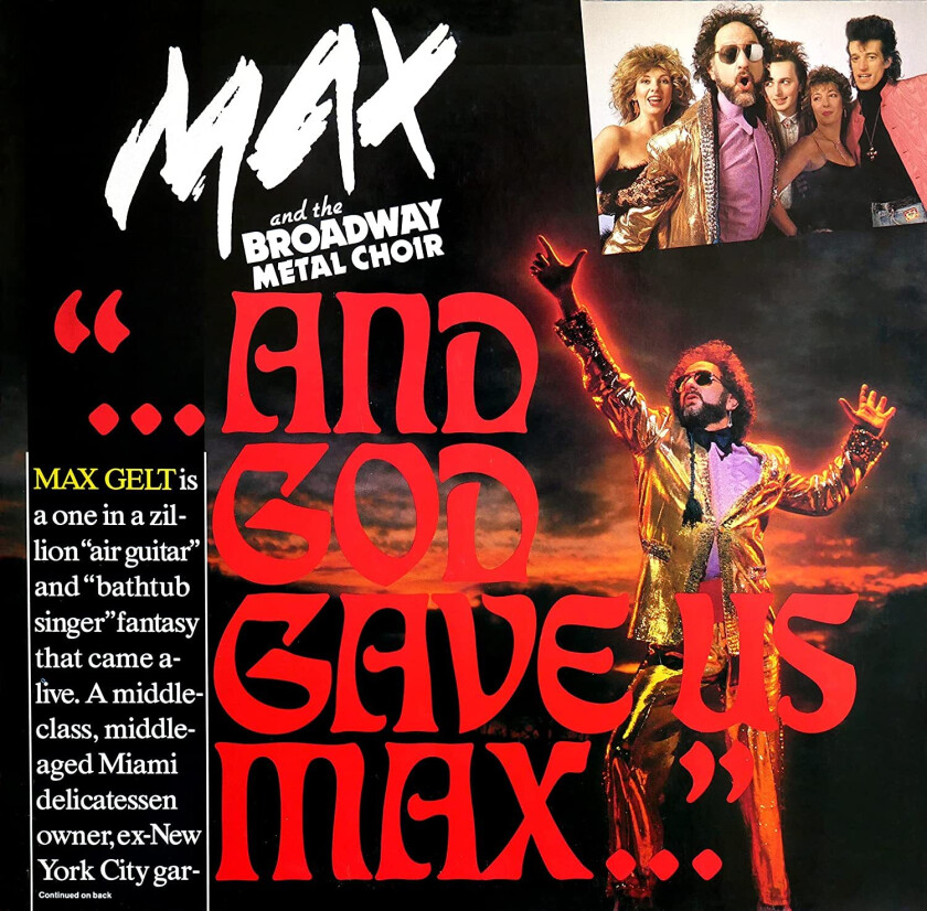 Max And The Broadway Metal Choir And God Gave Us Max CD