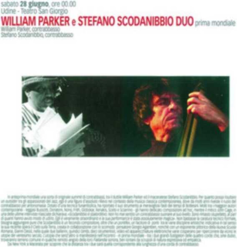 William Parker, Stefano Scodanibbio Bass Duo CD