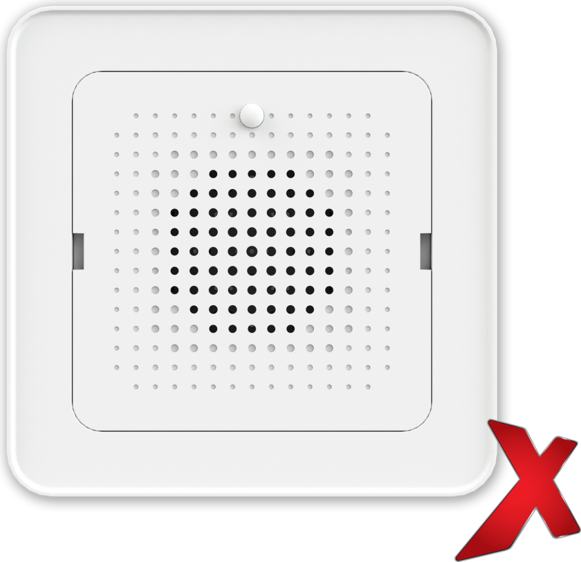 Ringeklokke Designx 230v Innf Hvit