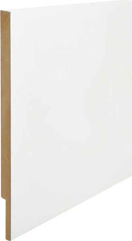 Utforing mdf hvit bomull S0502-Y 18x345x2440 mm