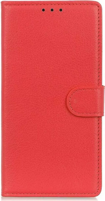 OnePlus Nord 2T (5G) Flip Deksel med Kortholder - Rød