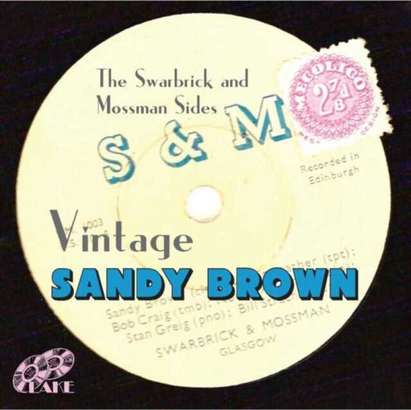 Sandy Brown  Vintage Sandy Brown  CD