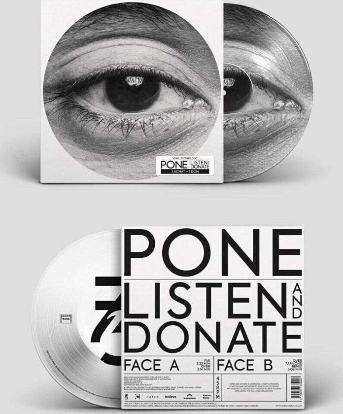 Pone Listen And Donate LP/Vinyl
