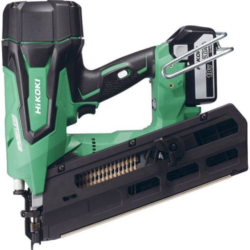 Bilde av Hikoki Power Tools Spikerpistol Batteri Nr1890dbrl 18v 5ah 18v Børsteløs Hsc