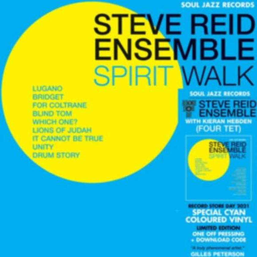 Steve Reid, KIERAN HEBDEN, Four Tet Spirit Walk LP/Vinyl