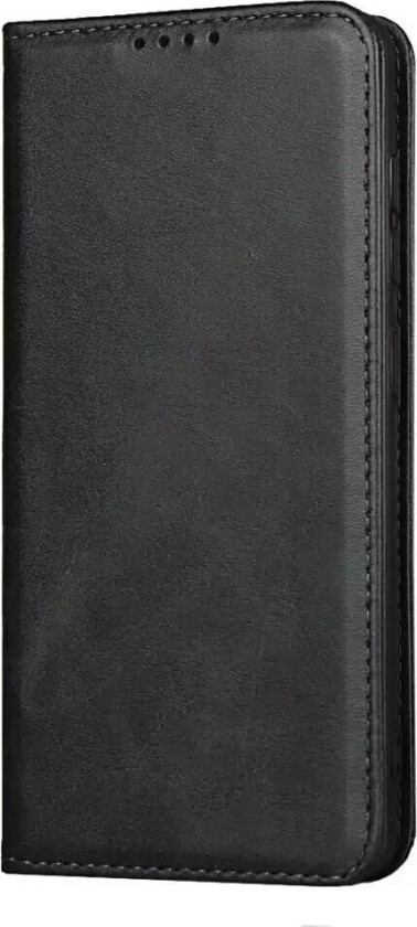 Samsung Galaxy A41 PU Skinn Flip Deksel med Lommebok - Svart