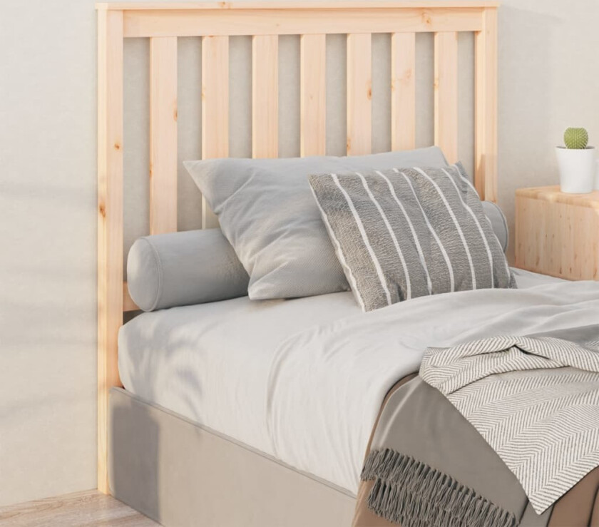 Sengegavl 106x6x101 cm heltre furu