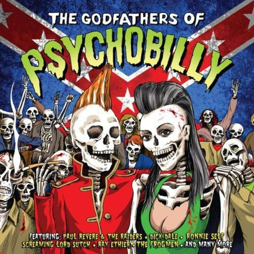 Diverse Artister  Godfathers Of Psychobilly  LP/Vinyl