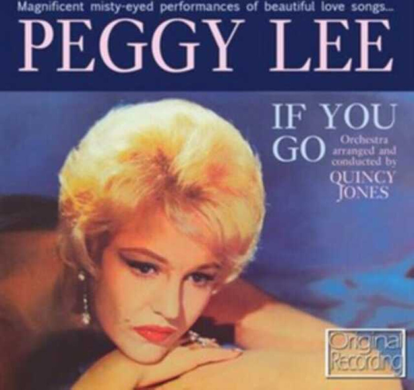 Peggy Lee  If You Go  CD