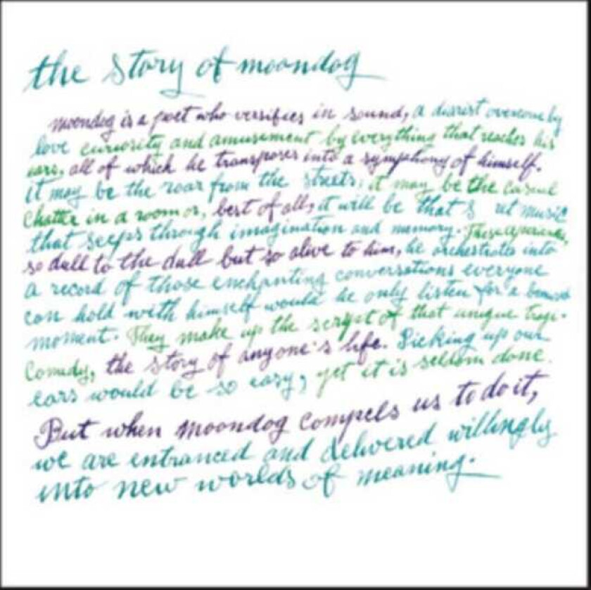 Moondog The Story Of Moondog CD