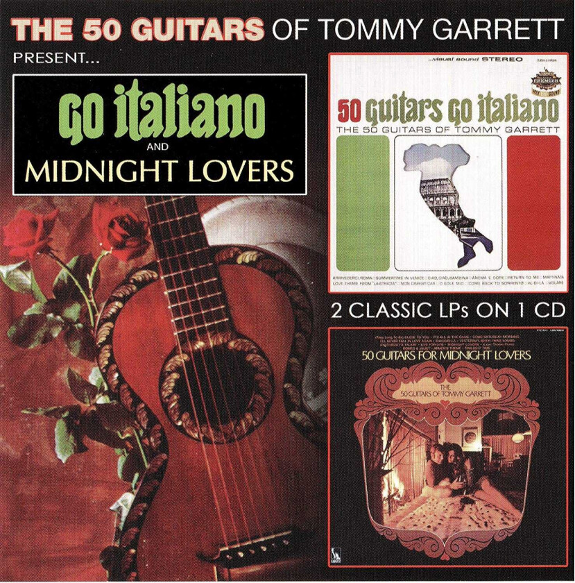 Tommy Garrett  Go Italiano & Midnight Lovers  CD