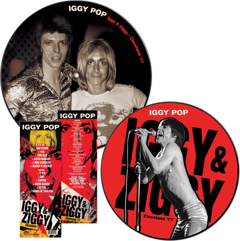 Iggy Pop Iggy & Ziggy Cleveland '77 LP/Vinyl