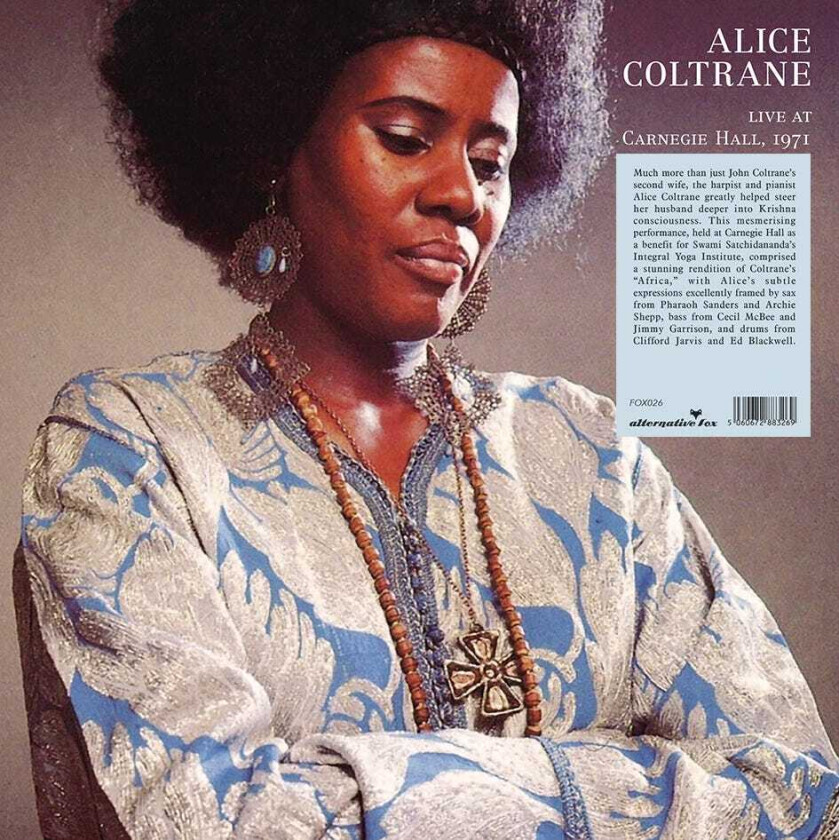 Alice Coltrane Africa' Live At The Carnegie Hall 1971 LP/Vinyl