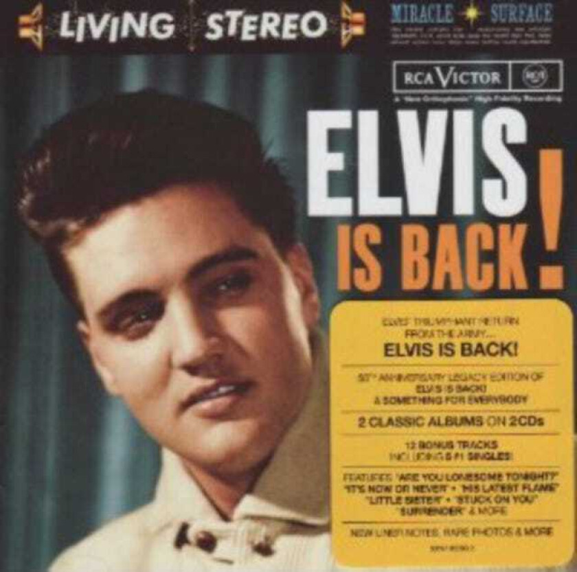 Elvis Presley  Elvis Is Back  CD