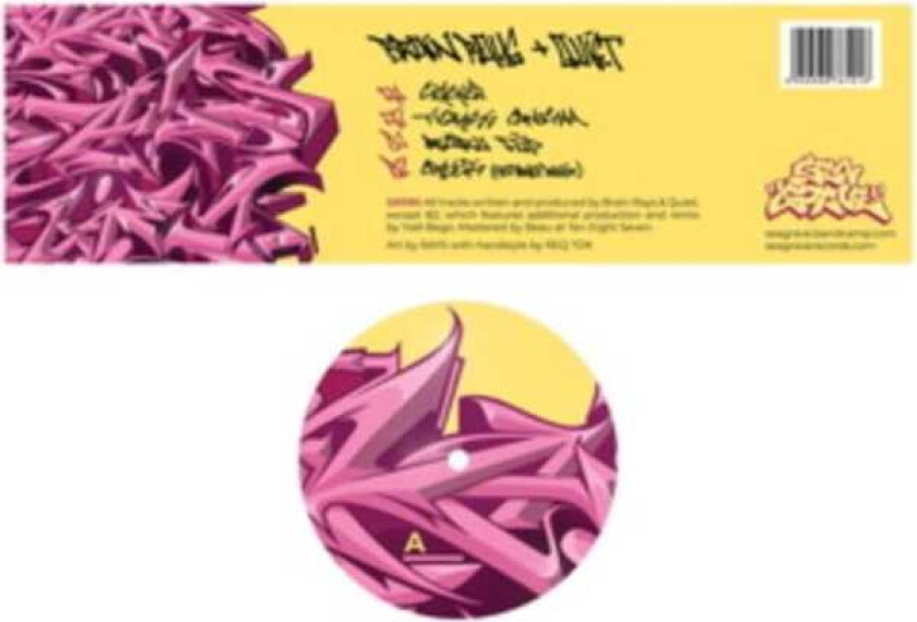 Brain Rays & Quiet Slacker LP/Vinyl