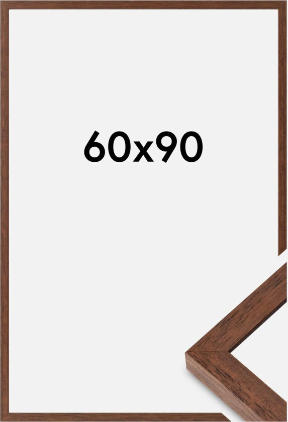 Ramme Hermes Akrylglass Teak 60x90 Cm