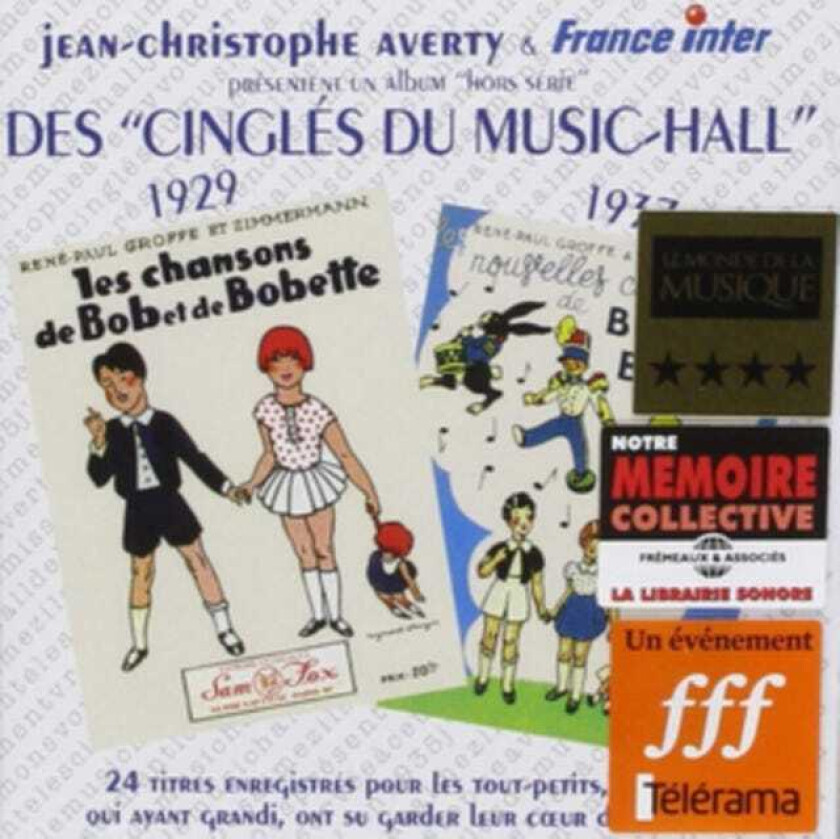 Bob Et Bobette  Des 'cingles Du Music Hall'  CD