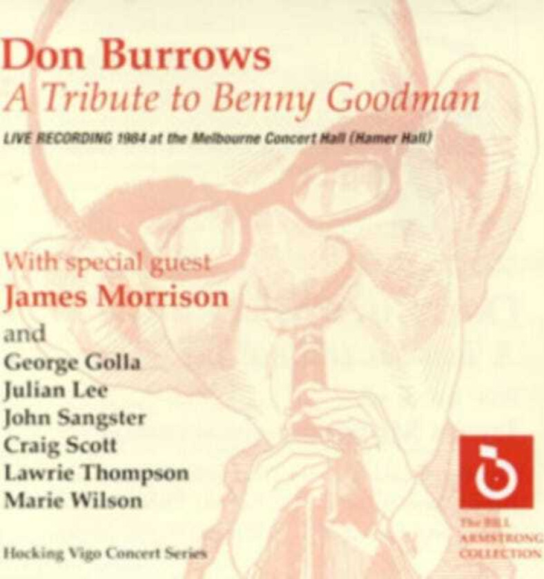 Don Burrows  A Tribute To Benny Goodman  CD