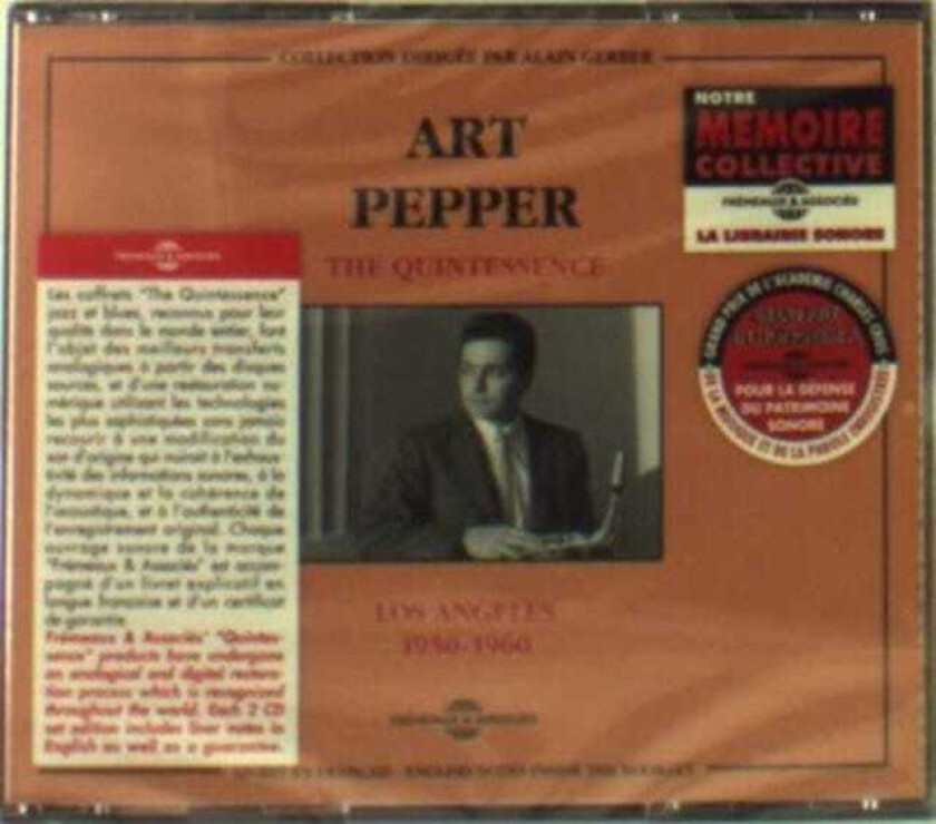 Art Pepper  The Quintessence  CD