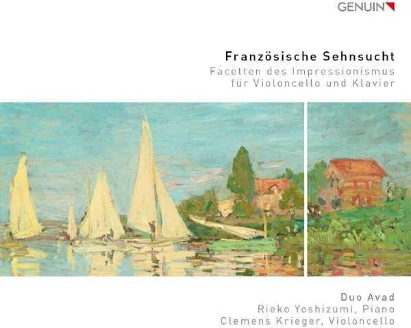 Duo Avad, Gabriel Pierne Französische Sehnsucht: Facetten Des Impressionismus Für Violoncello Und Klavier CD